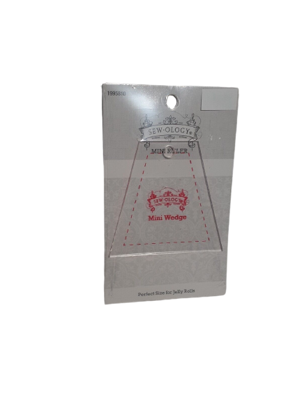 Sewing Jelly Roll /Template Ruler Mini Rectangle, Triangle, Wedge, Easy Angle,