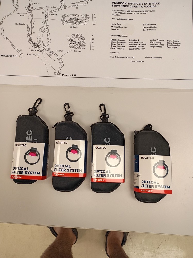 Tovatec Optical Filter System for Mera Underwater Dive Light Camera