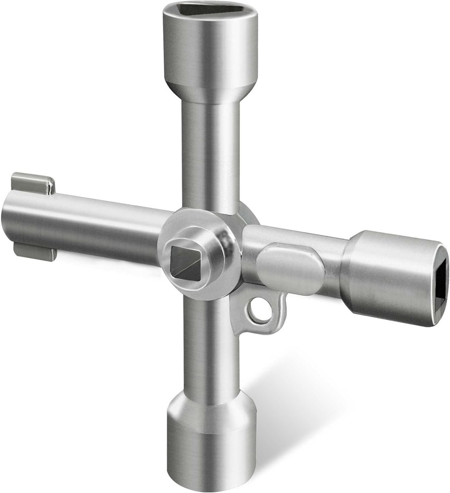 Mechanical 4-in-1 Utility Key - Essential Tool for Elevators, Mailboxes & More