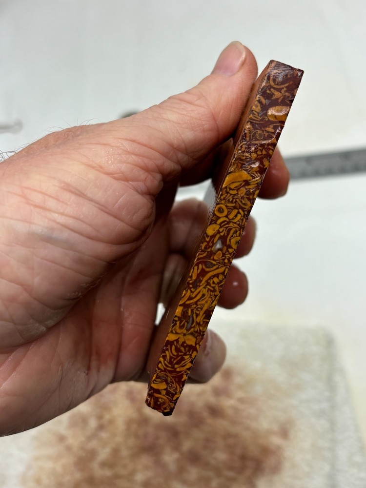 Script Stone Jasper Slab Cabbing Lapidary Collecting Combo Ship Avail