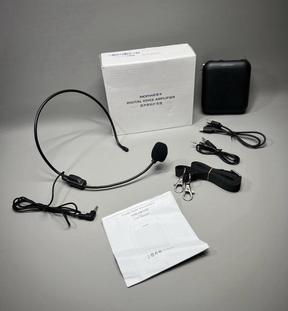 Loud Voice Amplifier Portable Mini Wired Microphone Headset Bluetooth Speaker