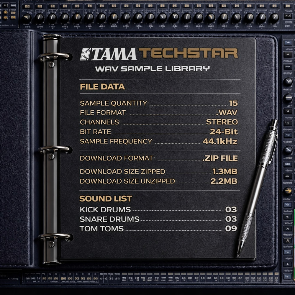 Tama Techstar Electronic Drums Sample Library