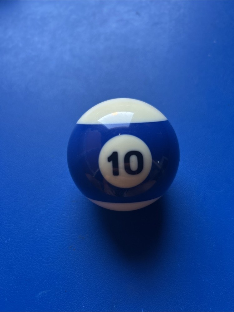 Vintage #10 Pool Table Replacement Ball 2 1/4"