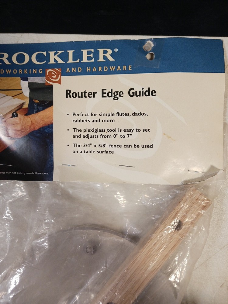 Rockler Router Edge Guide Acrylic