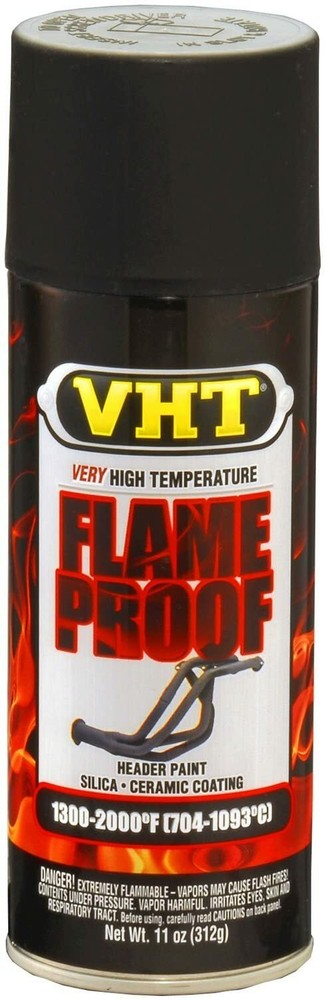 High Heat Temp Coating Flat Black Matte For Exhaust Header Engine Caliper Paint