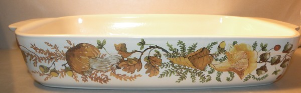 NEW Large Rectangular Baking Dish,  from Chanterelle pattern GIEN,  France