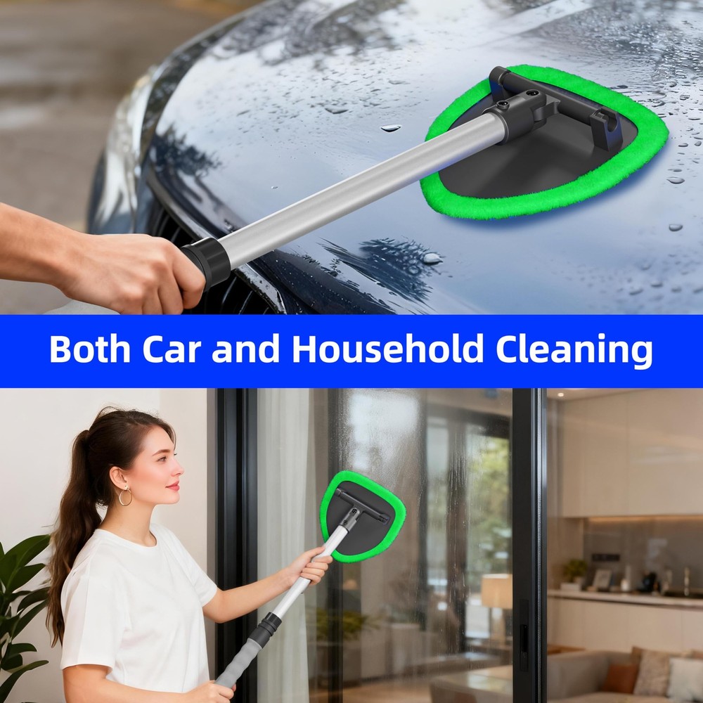 desin Windshield Cleaning Tool, Car Window Cleaner Green