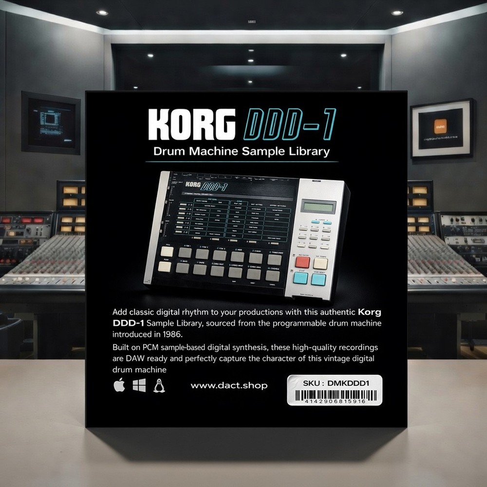Korg DDD-1 Drum Machine Sample Library