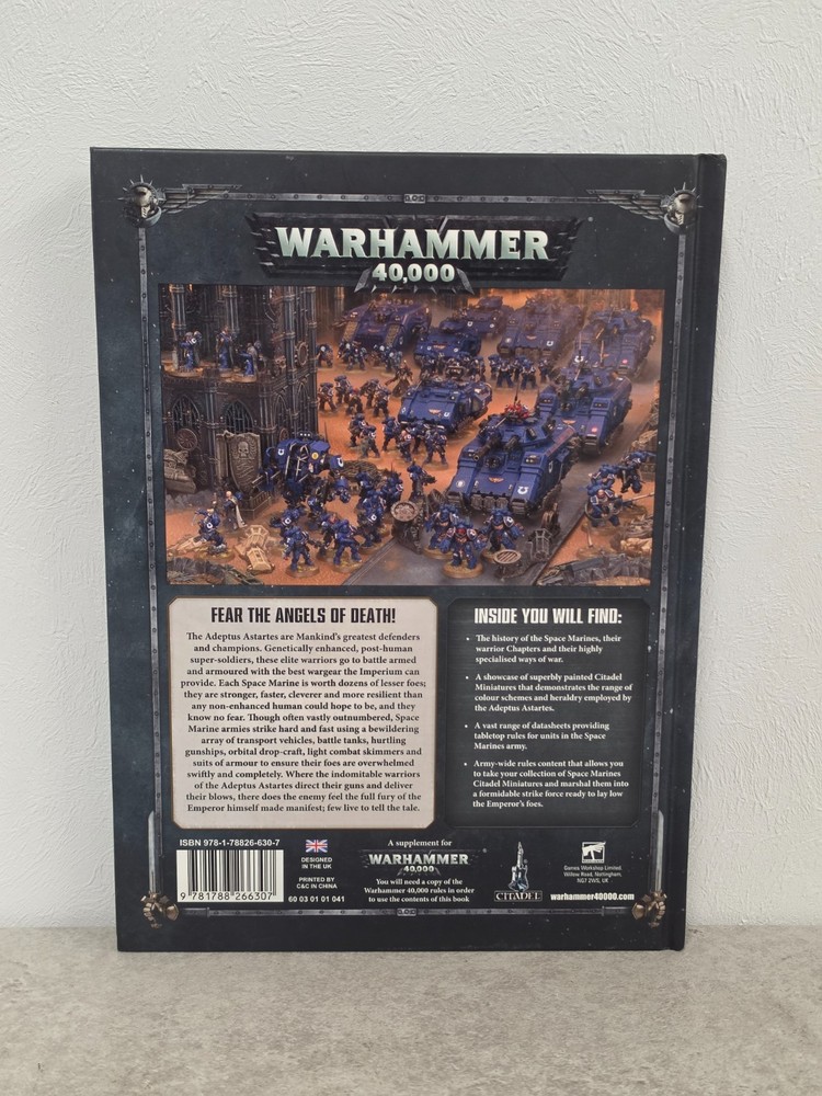 Warhammer 40,000 Codex Space Marines - 8th Edition (2019 Revised)