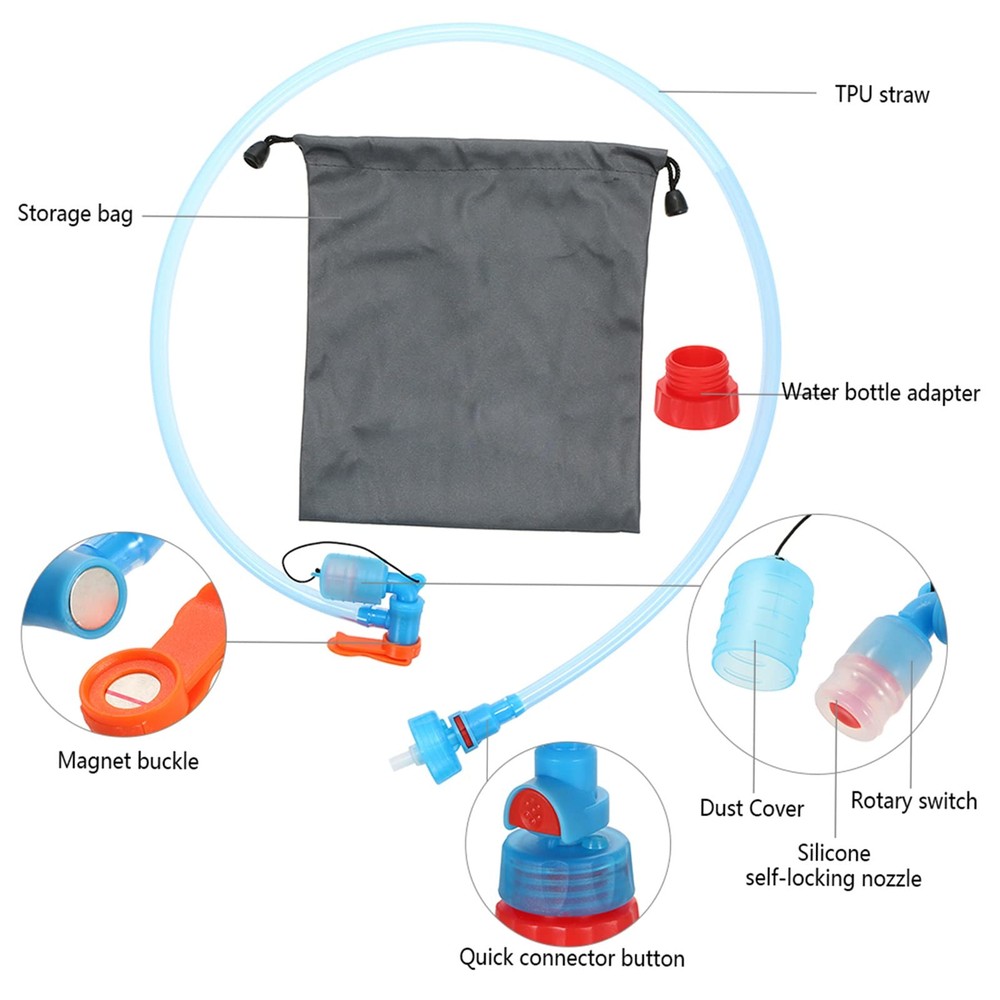 Hydration Drinking Tube - Hydration System Kit Hose Hydration Bladder Reservo...