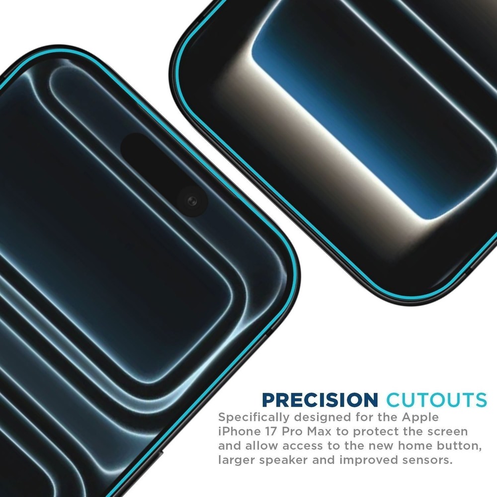 Tech Armor for Apple iPhone 17 Pro Max Screen Protector Glass 6.9 inch 3- Pack
