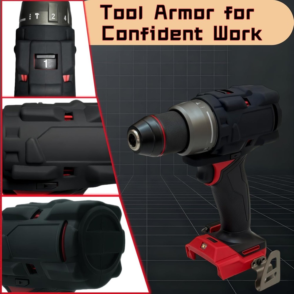 Shock-Resistant Boot for M18 FUEL Hammer Drill – Easy Installation