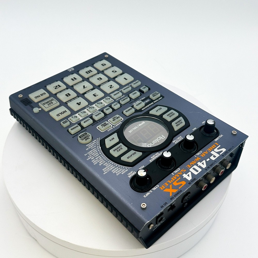 Roland SP-404SX Compact Linear Wave Sampler Tested Good Condition