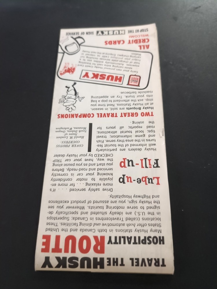 Seattle, Washington Guide Map 1962 Vicinity Husky Route