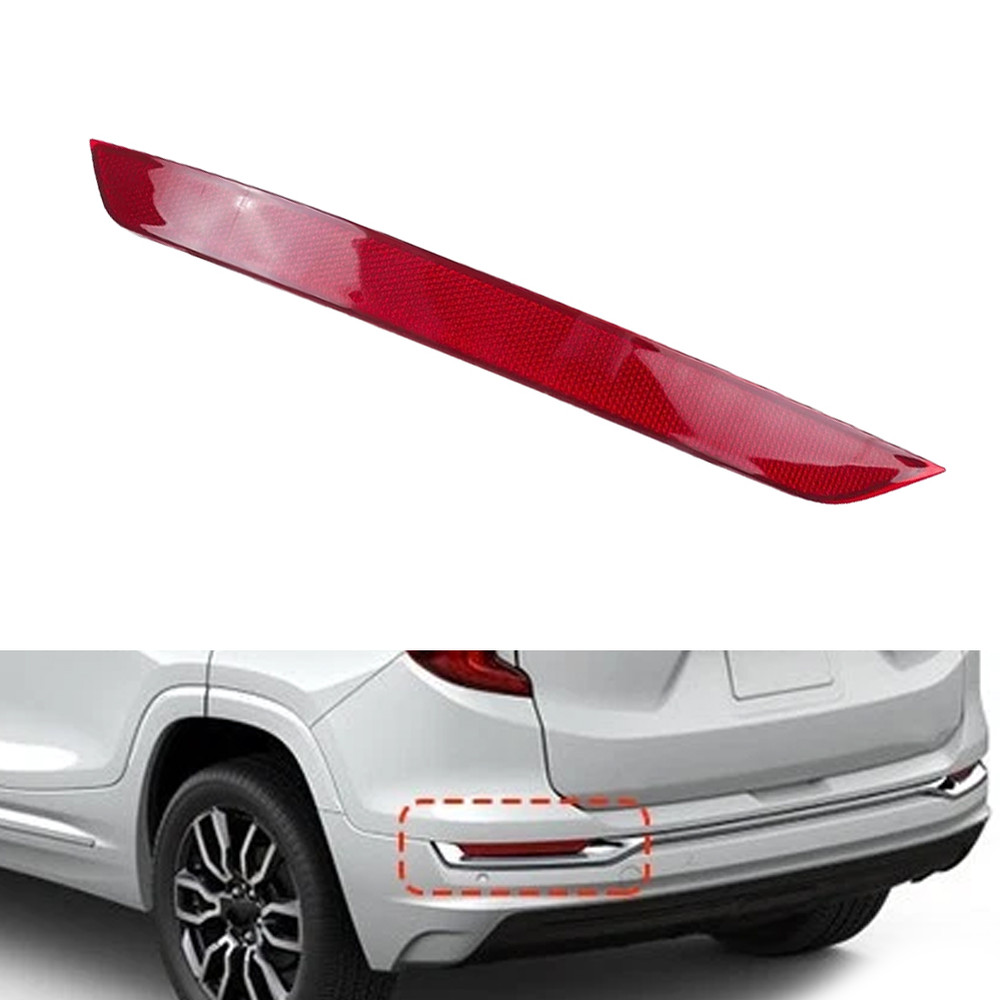 Direct Replacement Bumper Reflector for GMC For Terrain Rear Driver Side