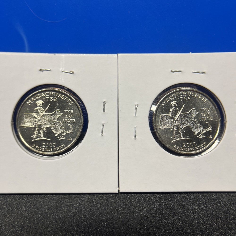 2000 P&D Washington Quarter State Set BU