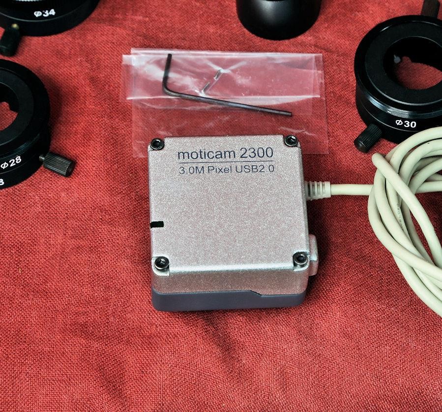 Motic Moticam 2300 3.0M Pixel, USB 2.0 Digital Microscope Camera w/ Access.