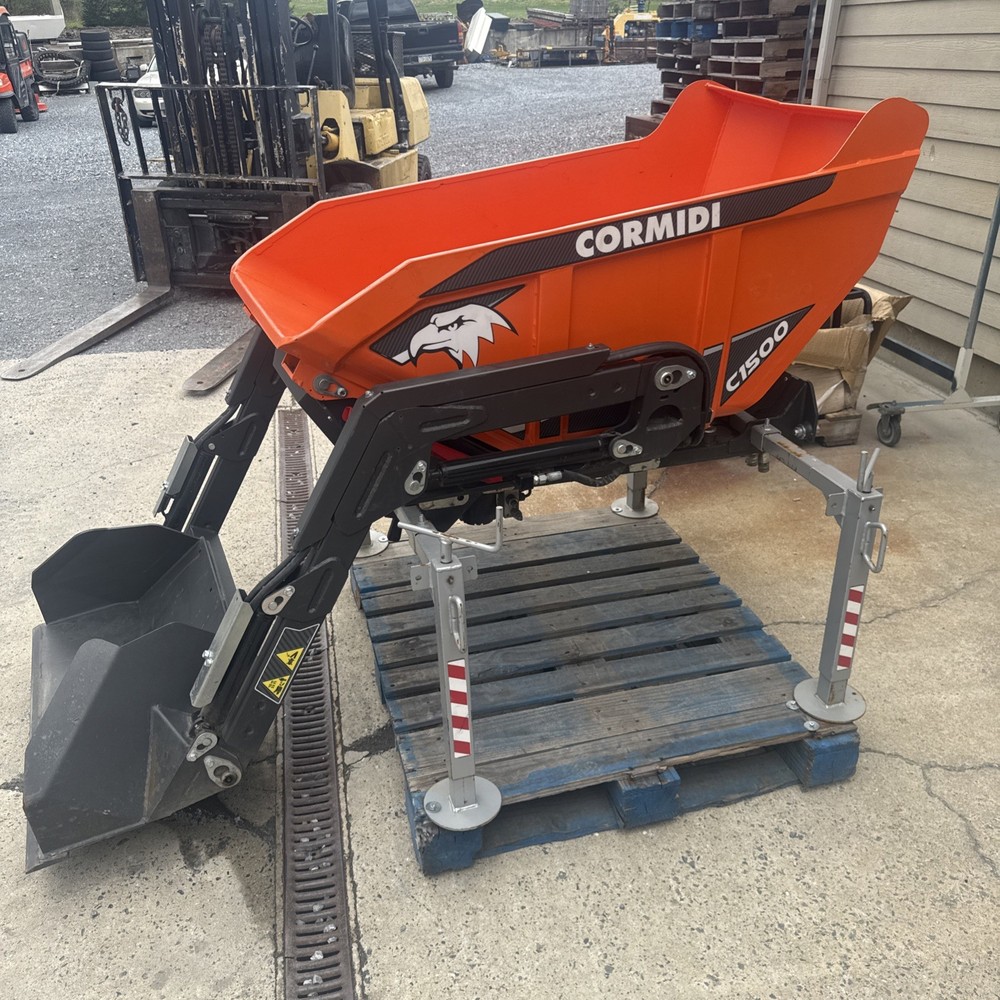 NEW LEFTOVER Cormidi C1500 ROTATING SELF LOADING DUMP STEEL BOX Dumper