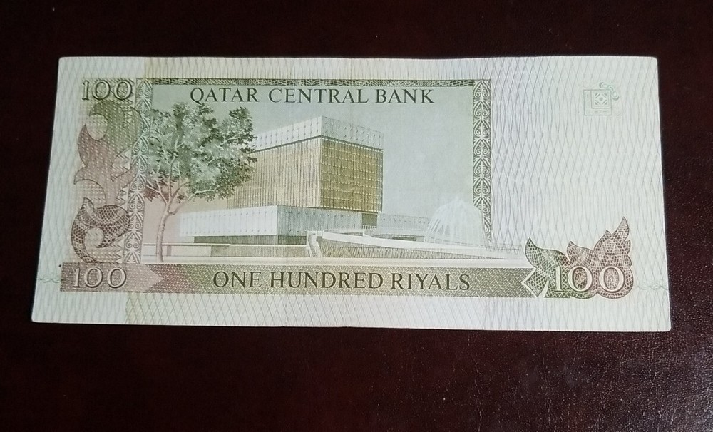 QATAR , 100 Riyals 1996 , P-18 , Circulated-