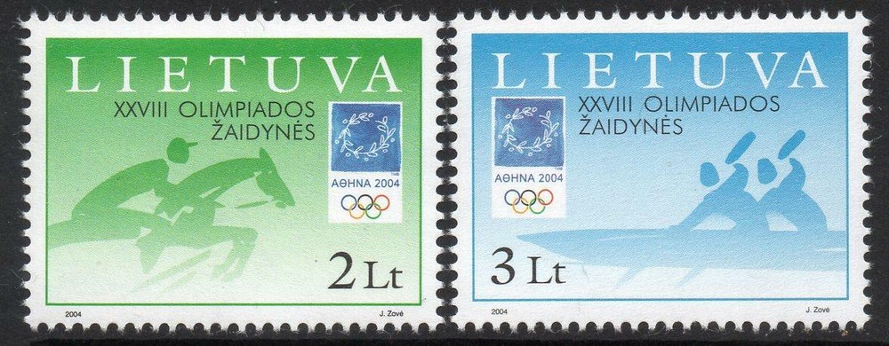 LITHUANIA MNH 2004 Olympic Games