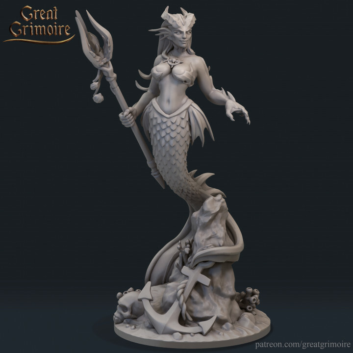 Siren Miniature | D&D DnD | RPG | Mini