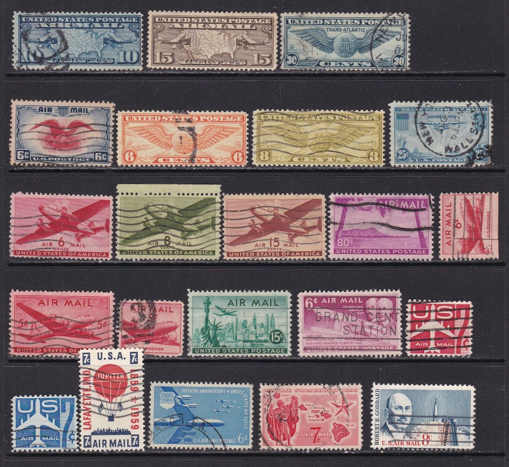 45 USA Air Mails - Nice