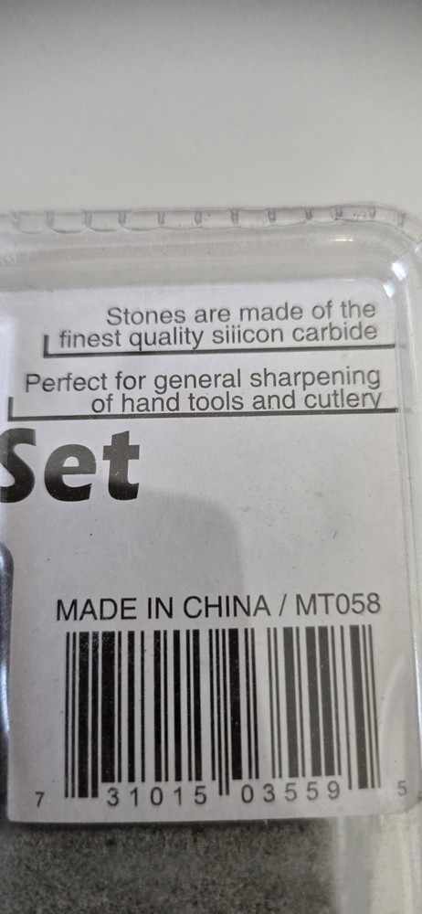 Sterling Tools Sharpening Stone Set Silicon Carbide For Cutlery & Tools