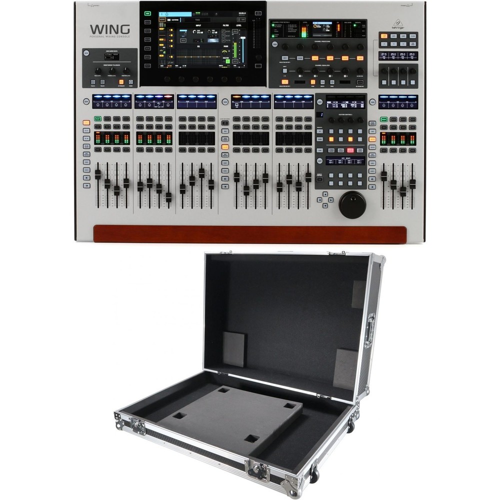 Behringer WING 48-channel Digital Mixer and Flight Case Bundle