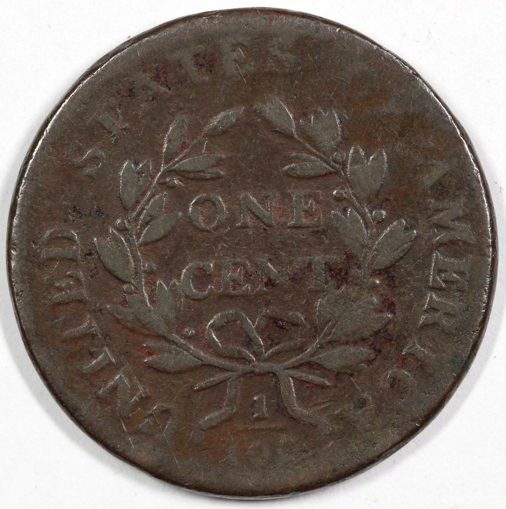 1800 1c S-204 Draped Bust Large Cent