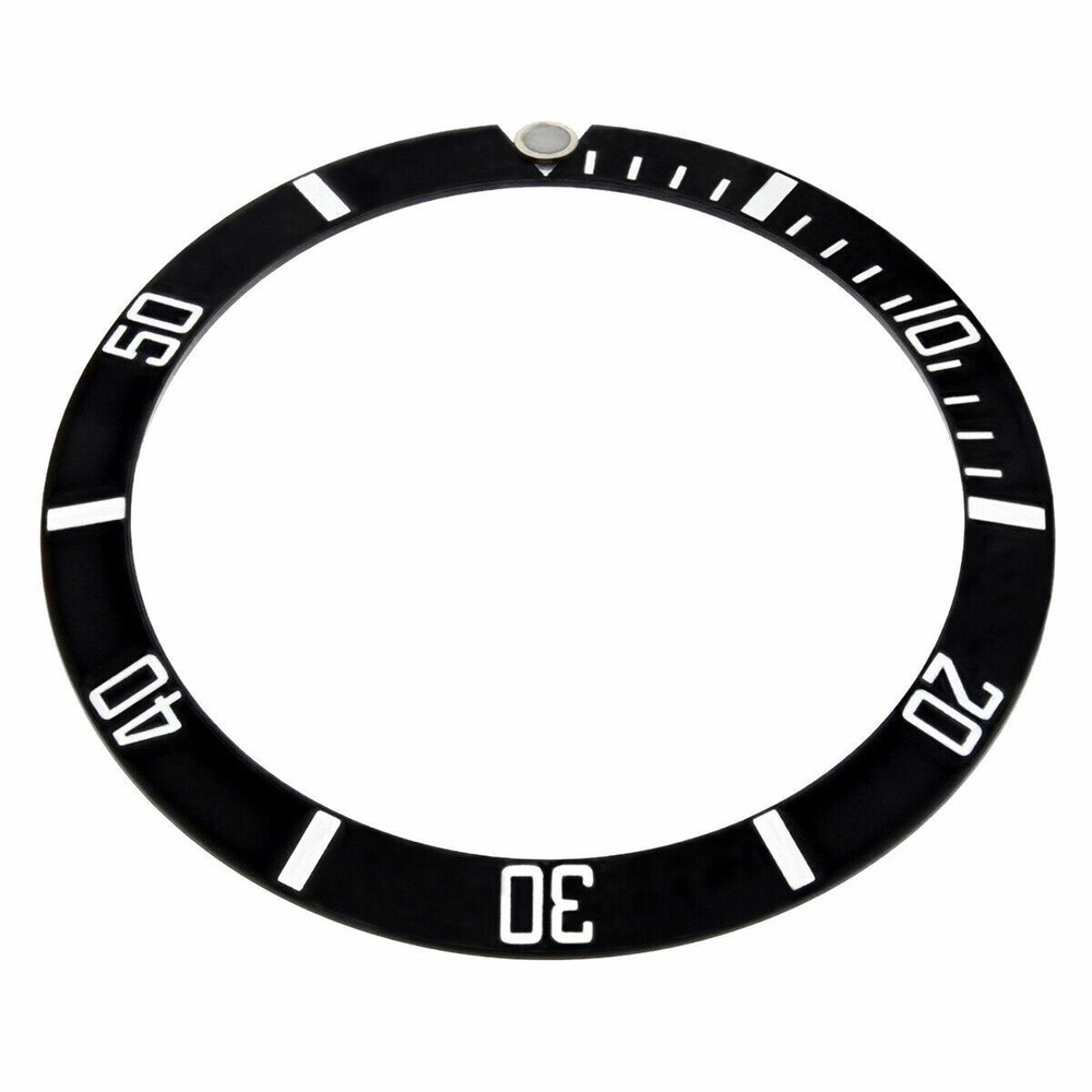 Submariner Replacement Insert Ring Rolex Model Black Fits 16610LV, 16800