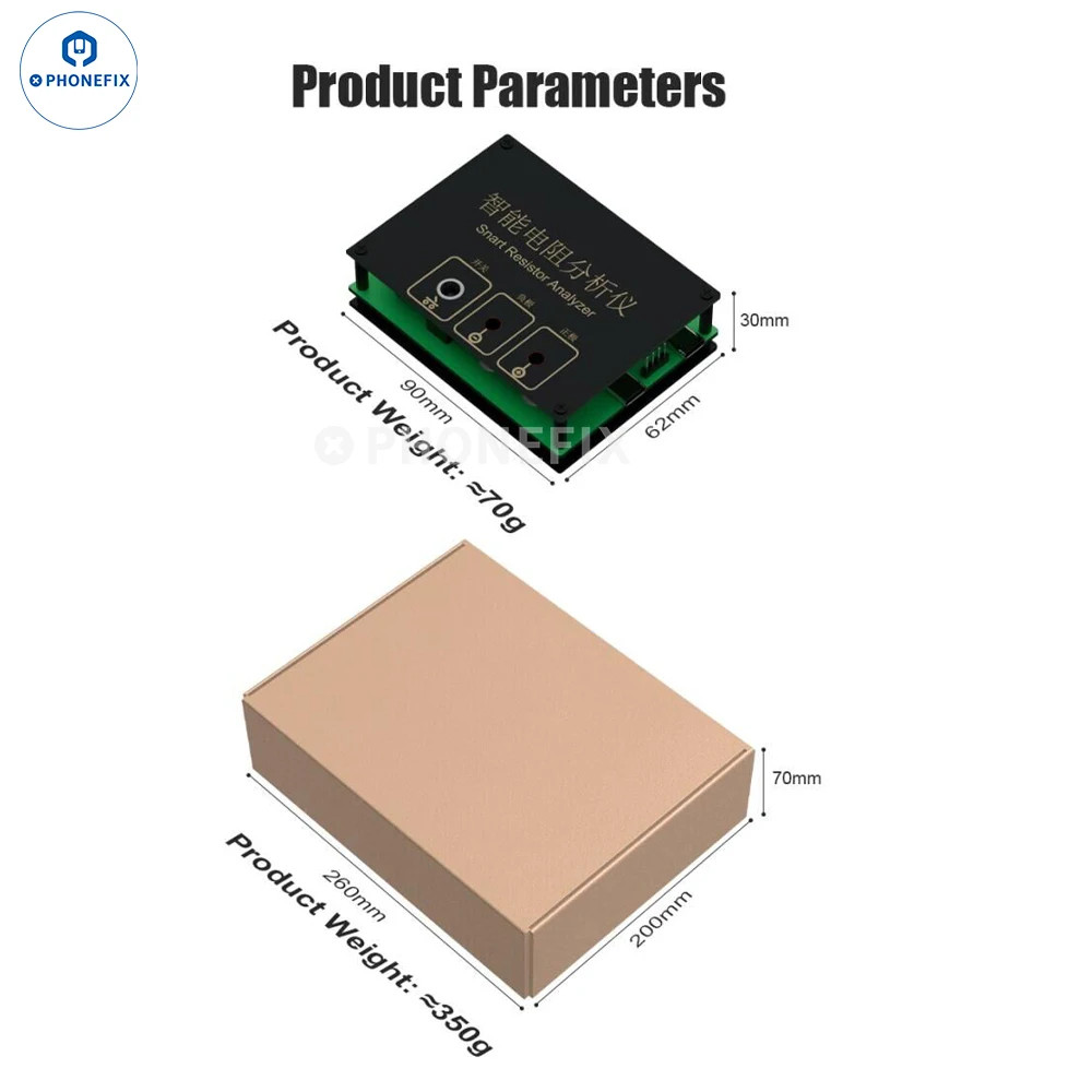 Intelligent Resistance Analyzer Automatic Data Recording For Phone Repair Tool
