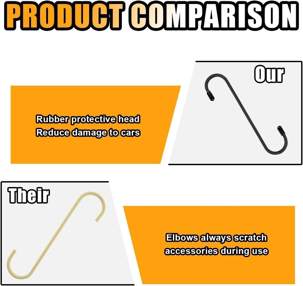 Efficient Brake Maintenance with 2 Pcs Car Caliper Hooks - Rust-Proof and Safe