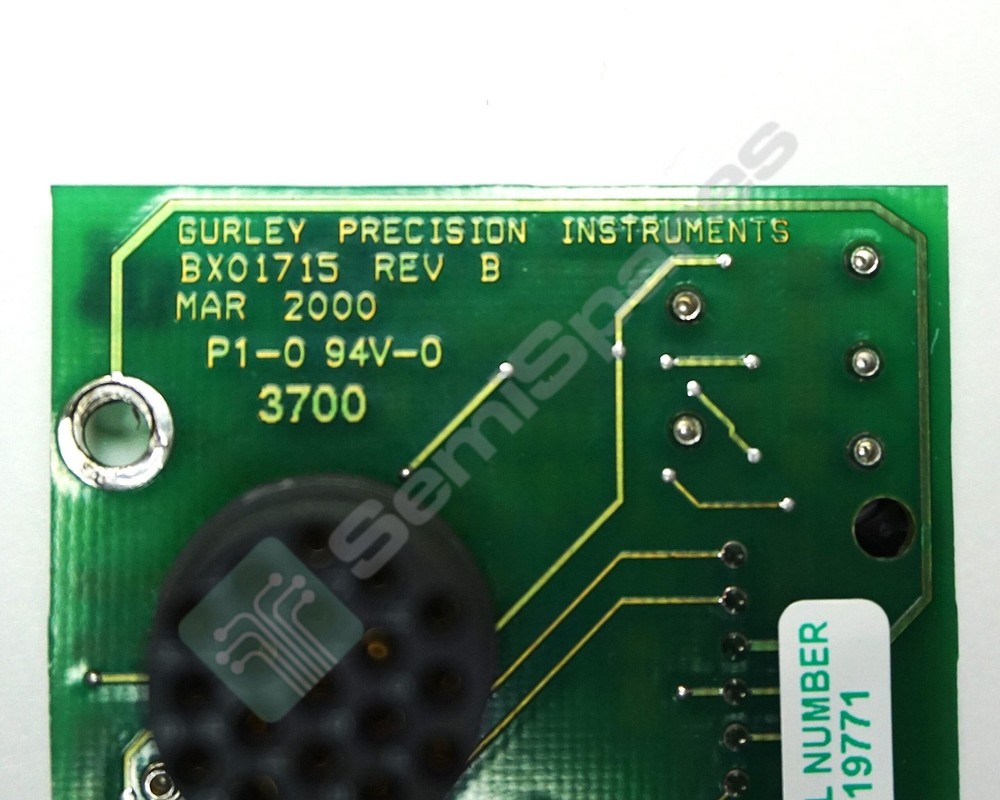GURLEY PRECISION BX01715 SN: 0019771 ENCODER BOARD