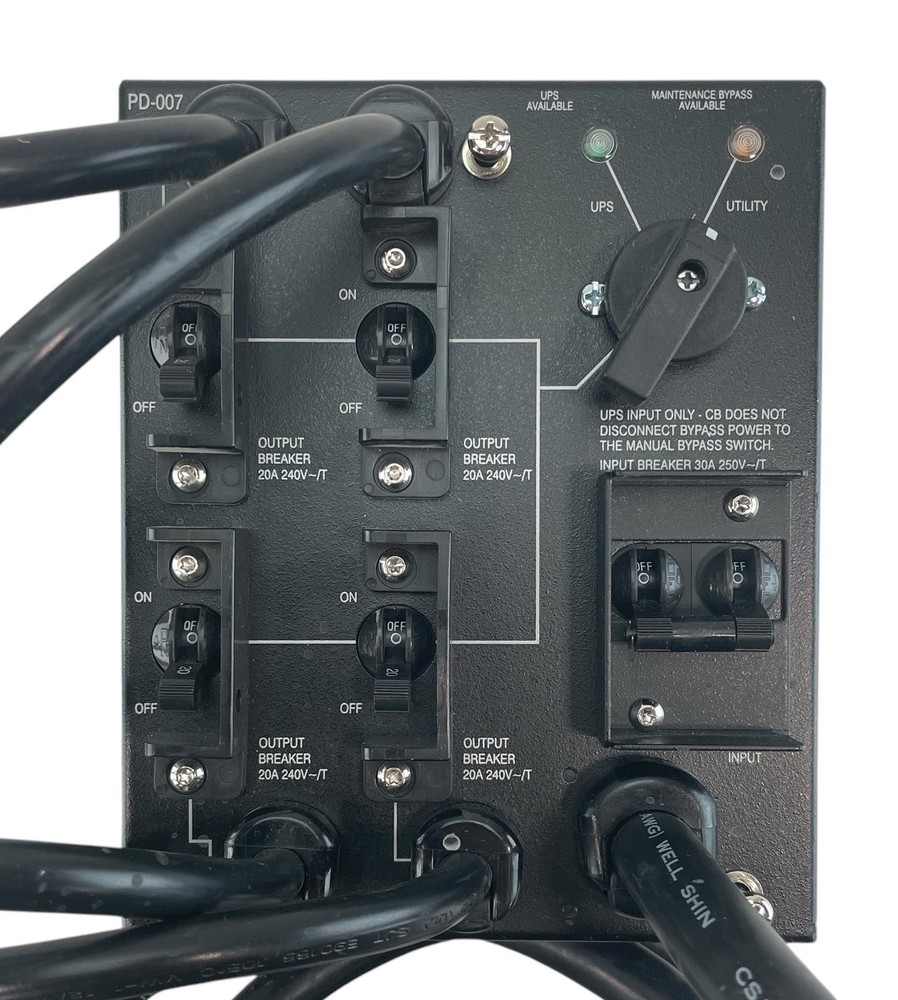 Liebert PD-007 Power Distribution Unit 4x 20A 240V Output Breakers