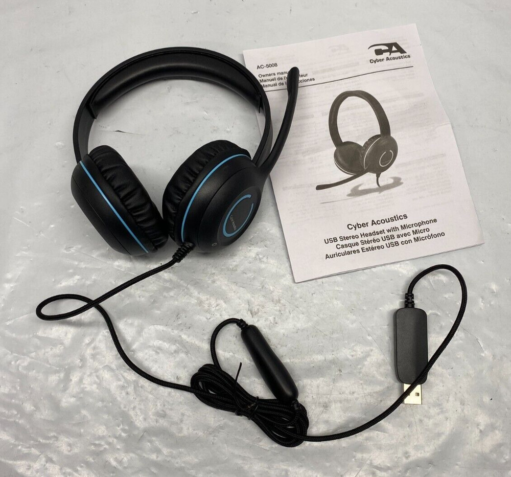 Cyber Acoustics Stereo USB Headset - AC-5008A