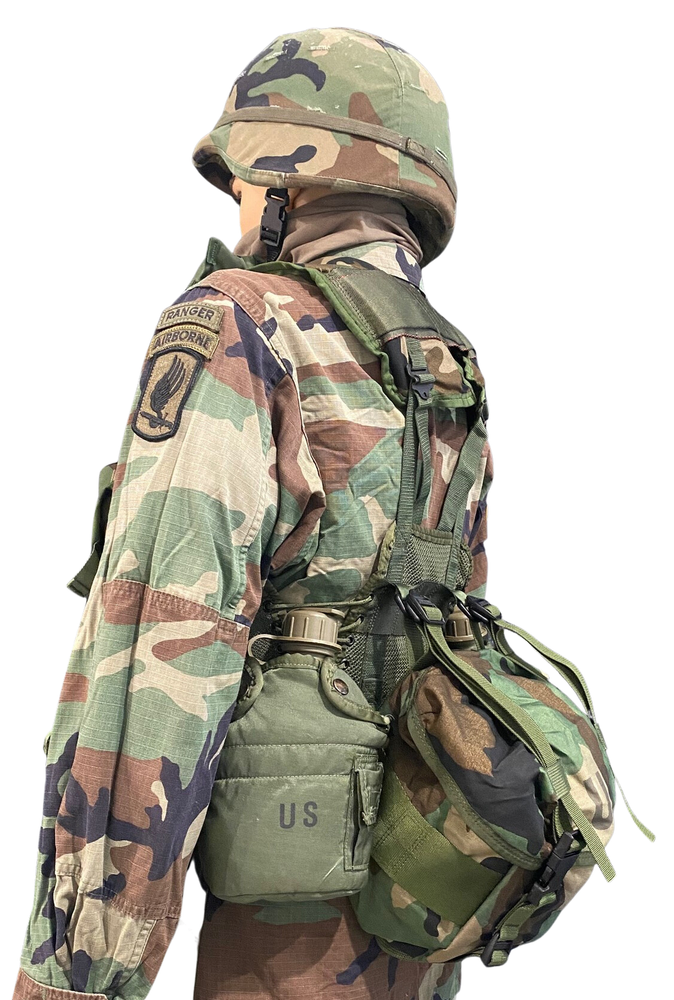 USGI Enhanced Tactical Load Bearing Vest Complete Kit BDU