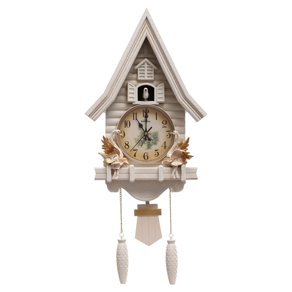 Analog Wall Clock Modern Creative House-shaped Plastic Wall Clock For offices