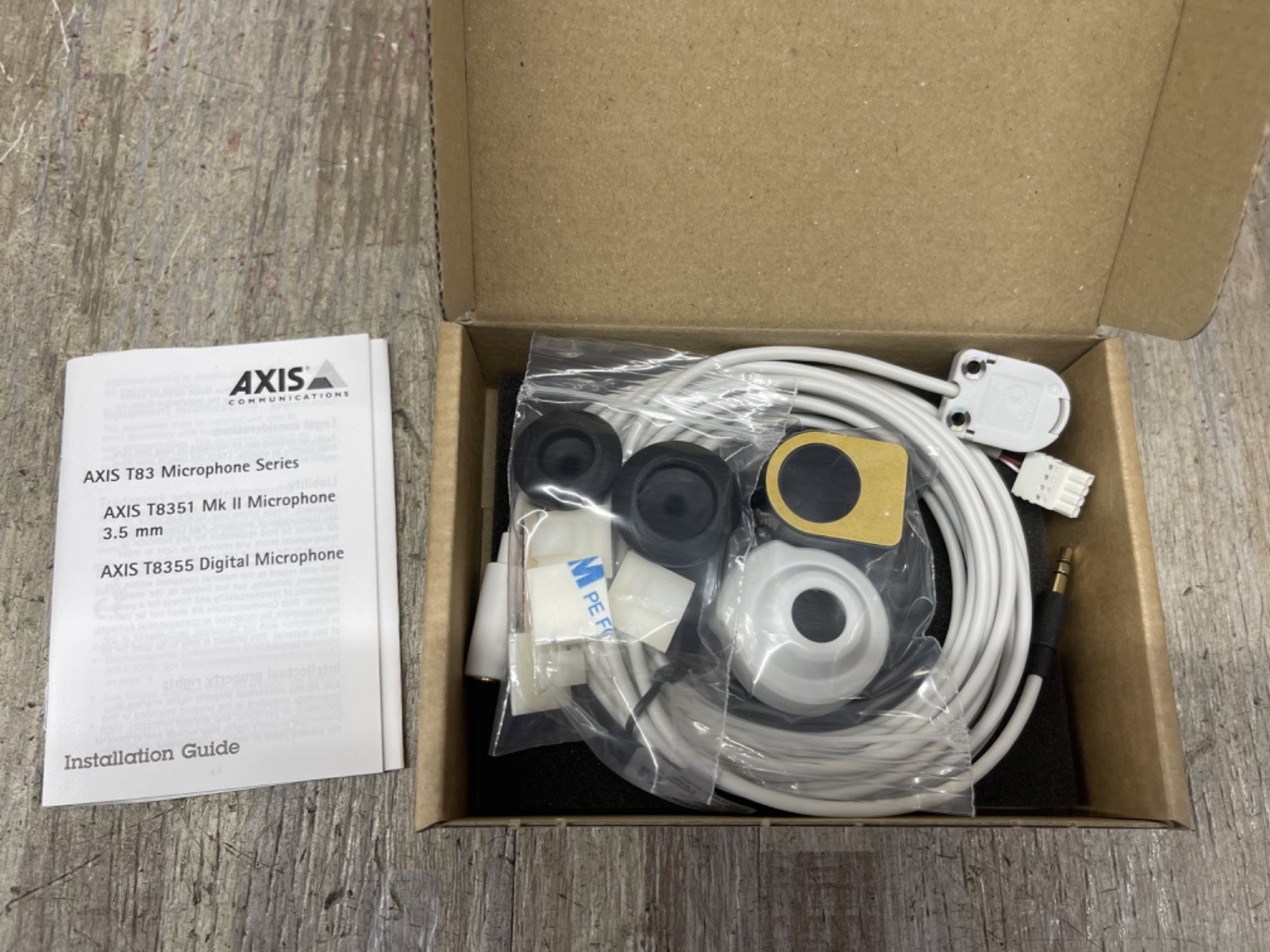 NEW AXIS 01561-001 T8355 Wired Digital Microphone - FREE SHIPPING - ZX