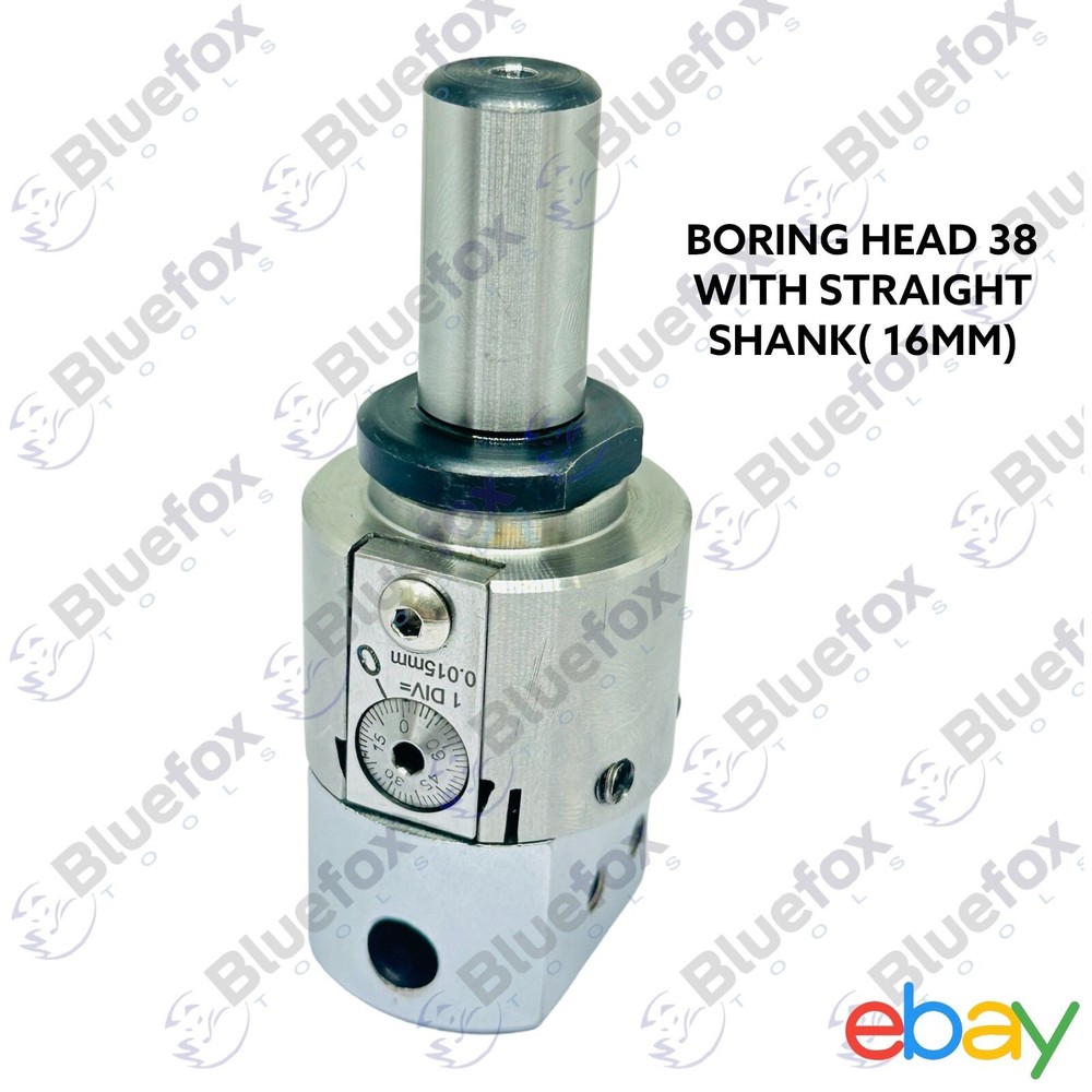 1.5'' PRECISION ADJUSTABLE BORING HEAD WITH STRAIGHT SHANK 16MM