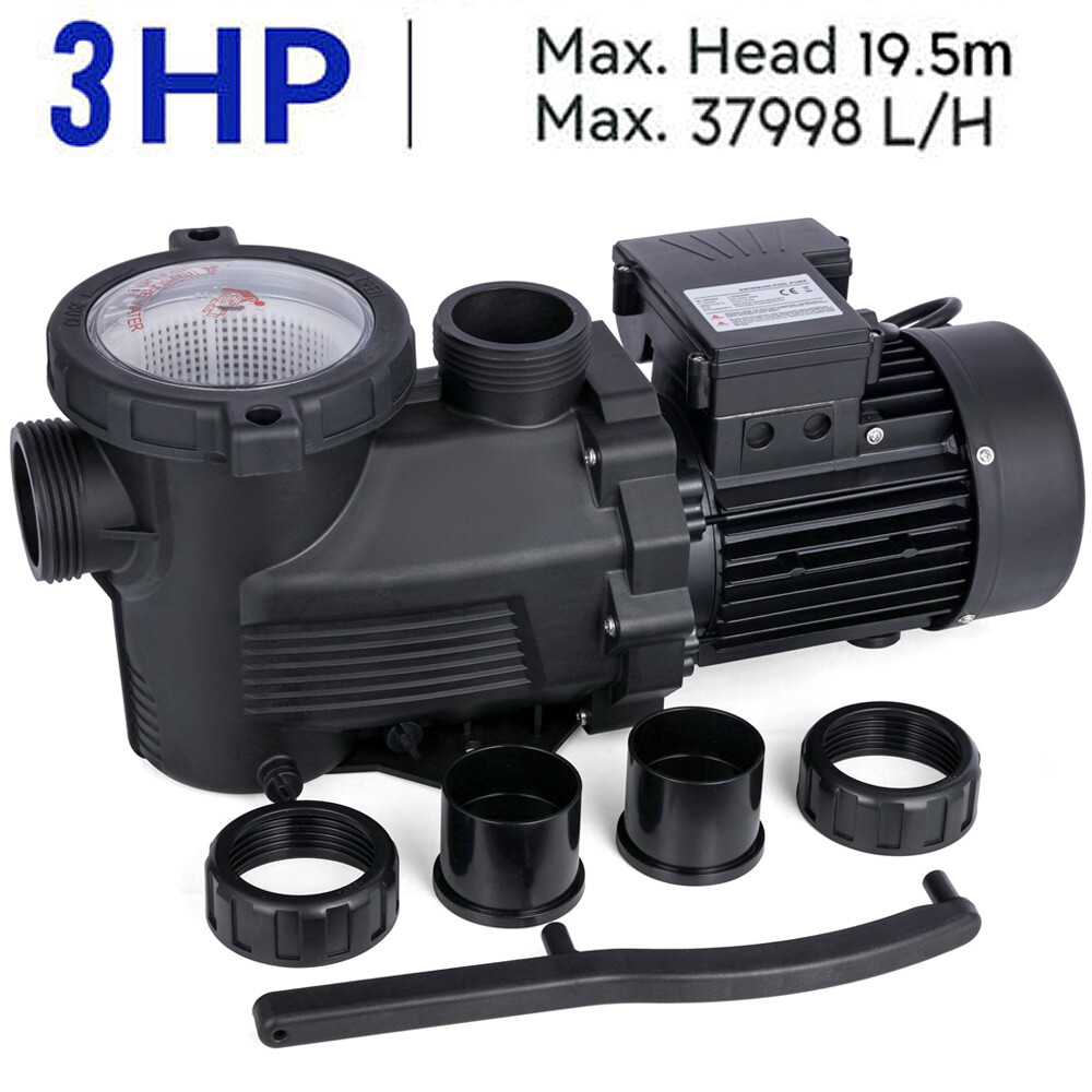 3.0HP In-Ground Swimming Pool Pump Motor Strainer Replace Pump