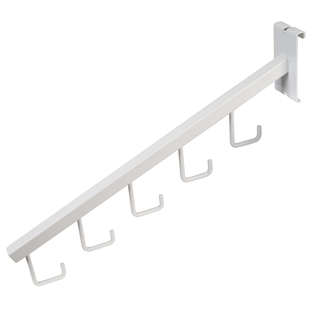 WHITE 5 HOOK WATERFALL FOR GRID PACK OF 20