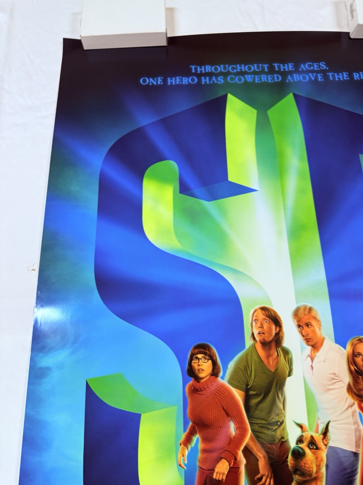 2002 Scooby Doo Original 27x40 Movie Poster Mint Unused Matthew Lillard