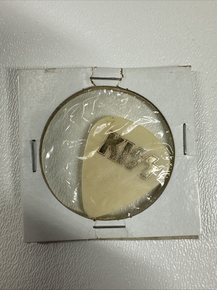 Vintage KISS Gene Simmons 1985 1986 Asylum World Tour Guitar Pick