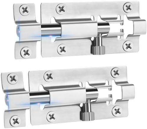 Slide Lock Barrel Bolt Door Latch Stainless