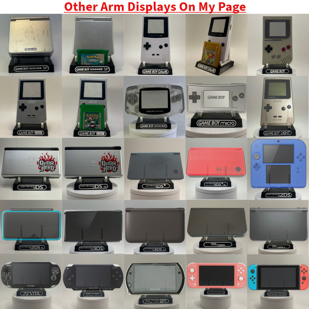 Nintendo Switch Display/Stand/Holder - DISPLAY ONLY (Customize Colors)