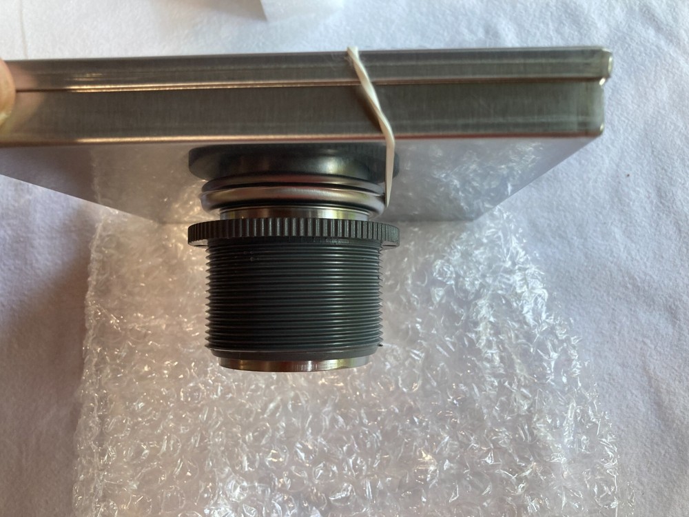 B&K 6” Zero Pattern Grating Square Channel Linear Shower Drain, Brushed Nickel