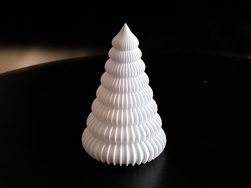 Christmas Ribbed LED Christmas Tree