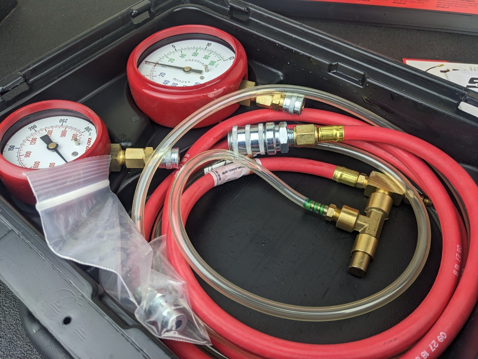 #bm557 Snap-on NEW EEDF501 Compu-check Diesel Fuel Pressure Test Set