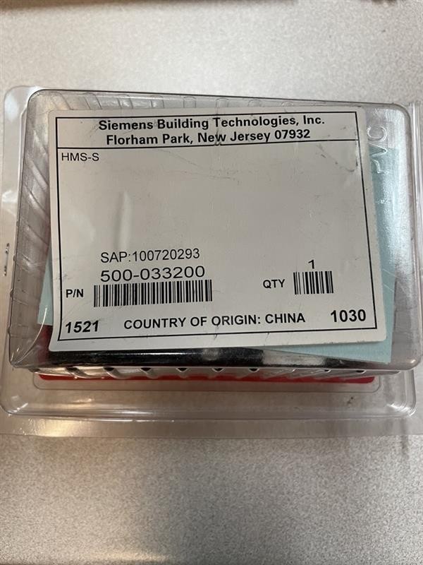 SIEMENS 500-033200 HMS-S RED SINGLE-ACTION PULL STATION