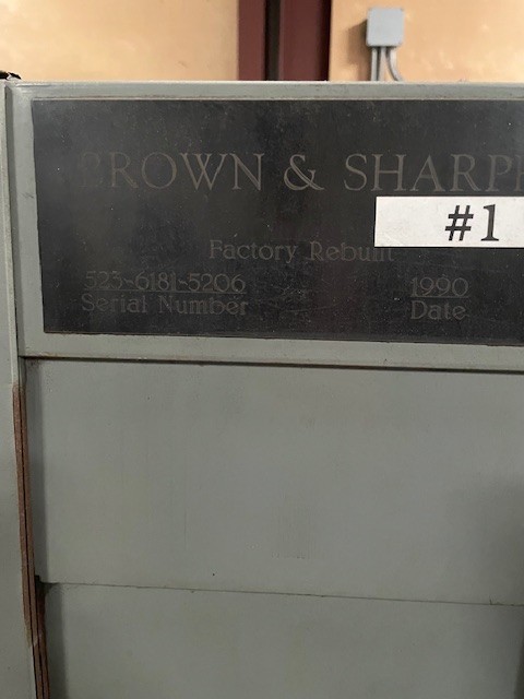 6" x 18" BROWN & SHARPE SURFACE GRINDER
